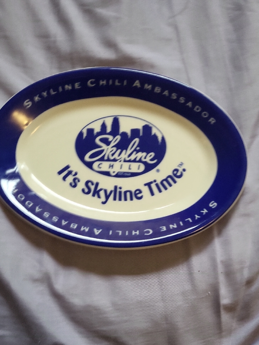 Skyline Chili Ambassador Plate